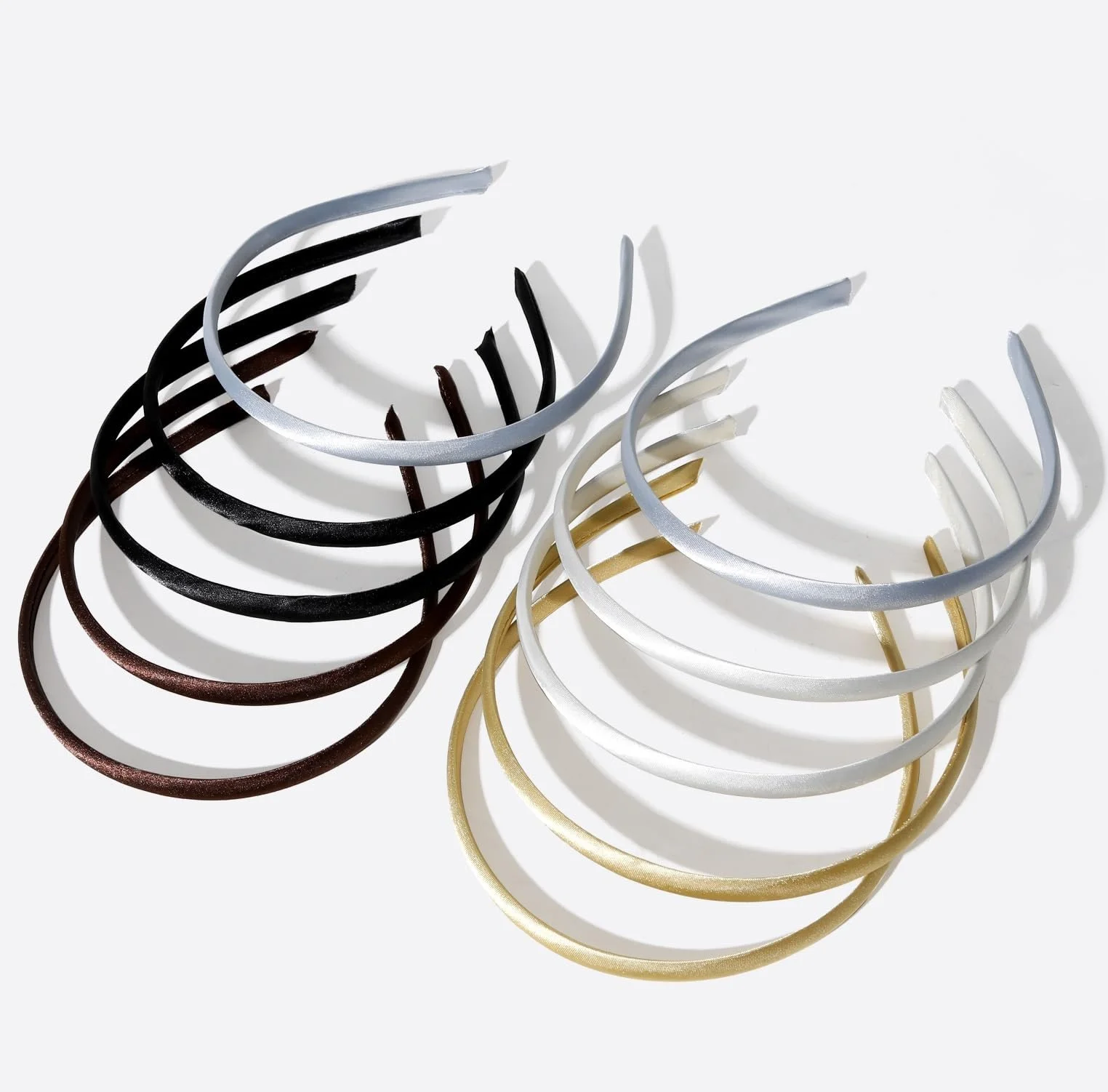 Жіночий/Дівчачий обруч Набір з 10 атласних, фото №1 Жіночий/Дівчачий обруч Набір з 10 атласних, фото №1