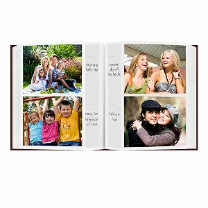 Фотоальбом Pioneer European Bonded Leather на 200 фотографий 13 x 18 см, коричневый synthetic.ua - Фото 1