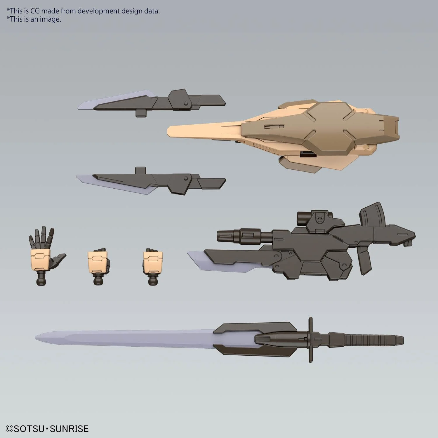 Модель-конструктор BANDAI SPIRITS HG Gundam Build Metaverse Gundam Double O Command Quanta 1/144, фото №8