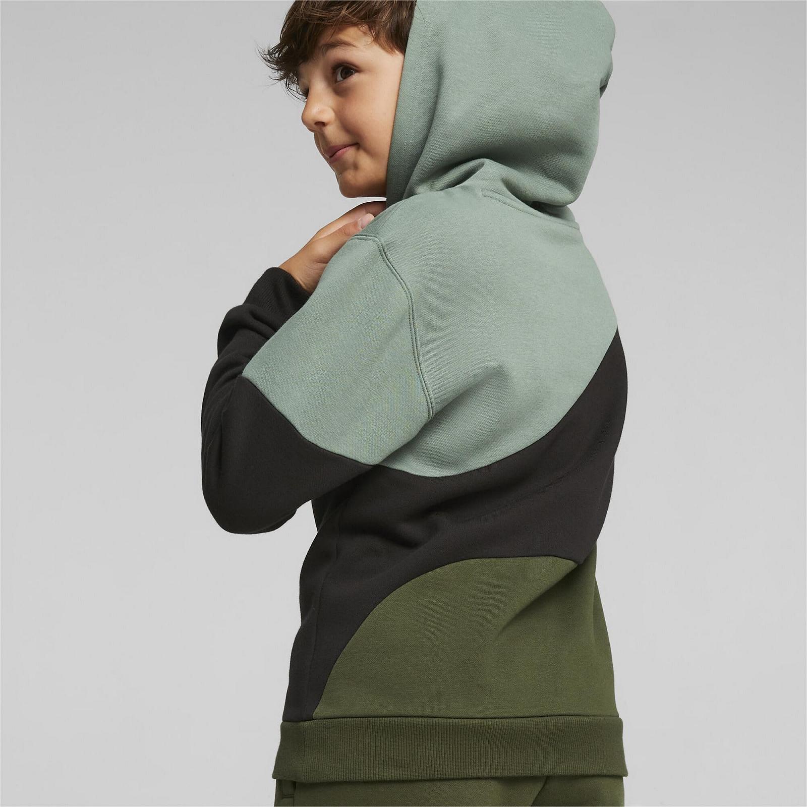 Худі PUMA Power CAT FL B Ponderosa Pine-Charcoal Gray-P, фото №4