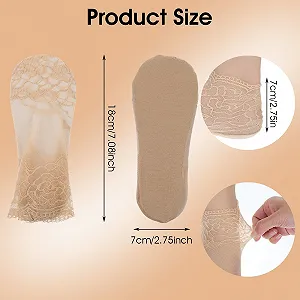 Шкарпетки Жіночі Мереживні Багатокольорові Прозорі synthetic.ua - Фото 1