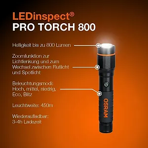 Ліхтар для майстерні OSRAM LEDIL431 LED 800 люмен synthetic.ua - Фото 1