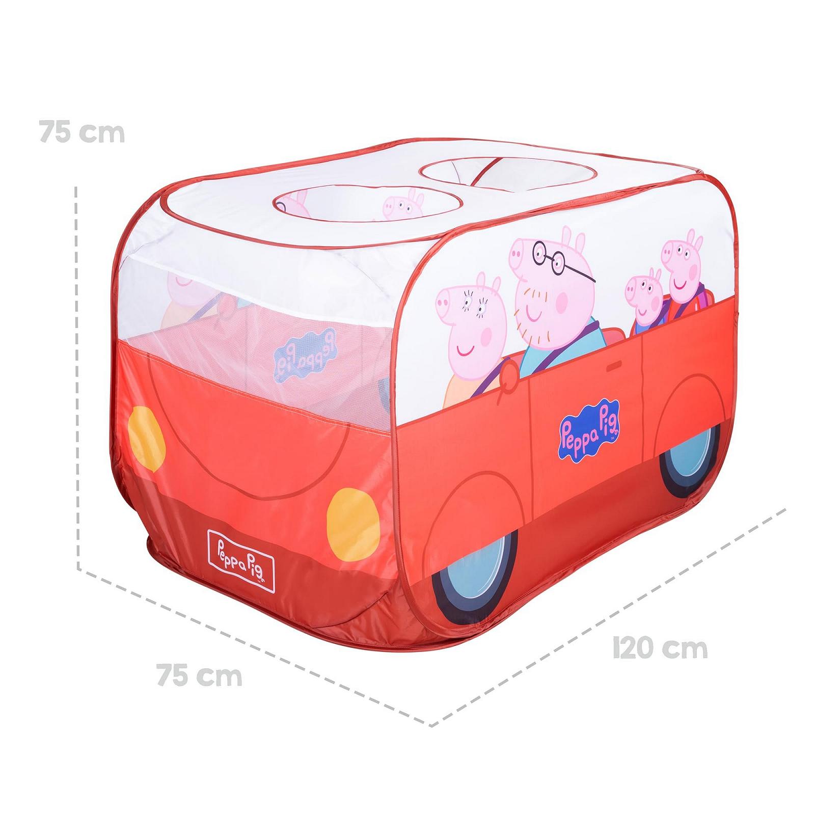 Палатка Игровая Roba Peppa Pig Всплывающая Автомобиль Характеристики Красный, фото №7