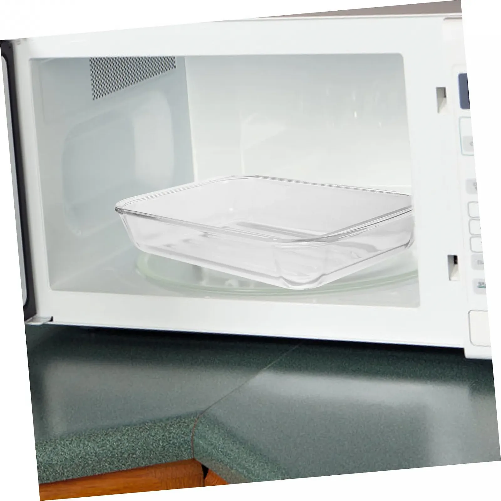 Форма для запекания стеклянная прямоугольная термостойкая для духовки и микроволновой печи, фото №6