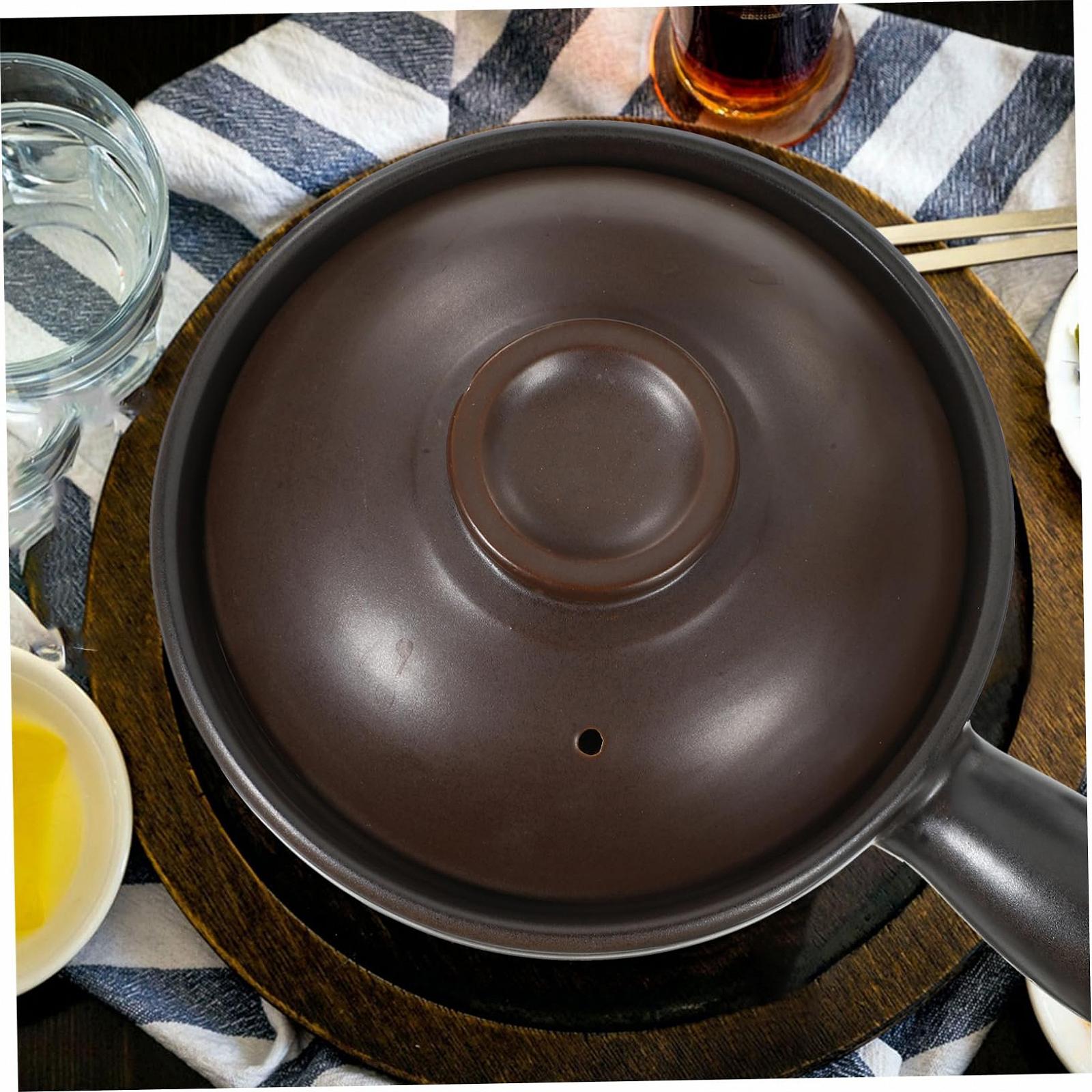 Керамічний Ківш SHOWERORO з кришкою термостійкий для супу та рису SCRATCH-RESISTANT, фото №4 Керамічний Ківш SHOWERORO з кришкою термостійкий для супу та рису SCRATCH-RESISTANT, фото №4