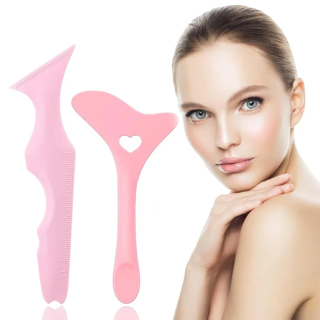 Инструмент XOUODKE 2 шт Трафареты для подводки, фото №1