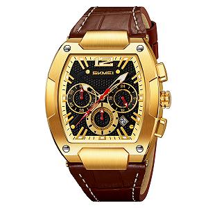 Годинник Skmei 9357 Gold-Brown, - Фото 1