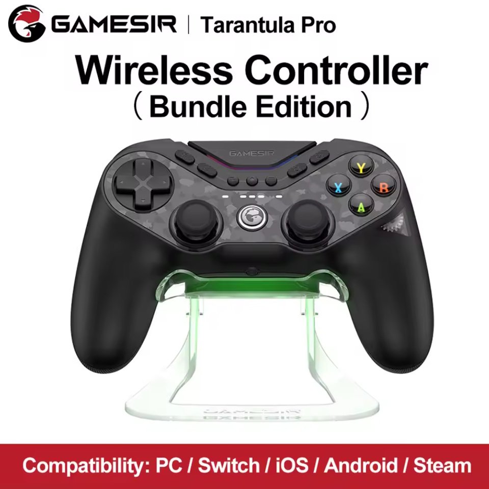 Геймпад GameSir Tarantula Pro Black + Док-станция (Bandle Edition), фото №1