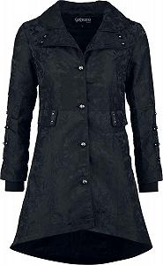 Пальто Gothicana by EMP Корсет з коміром-стійкою Чорний - Фото 1