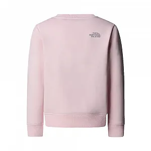 Світшот The North Face Relaxed Crew з логотипом, що відбиває світло, для дівчат synthetic.ua - Фото 1