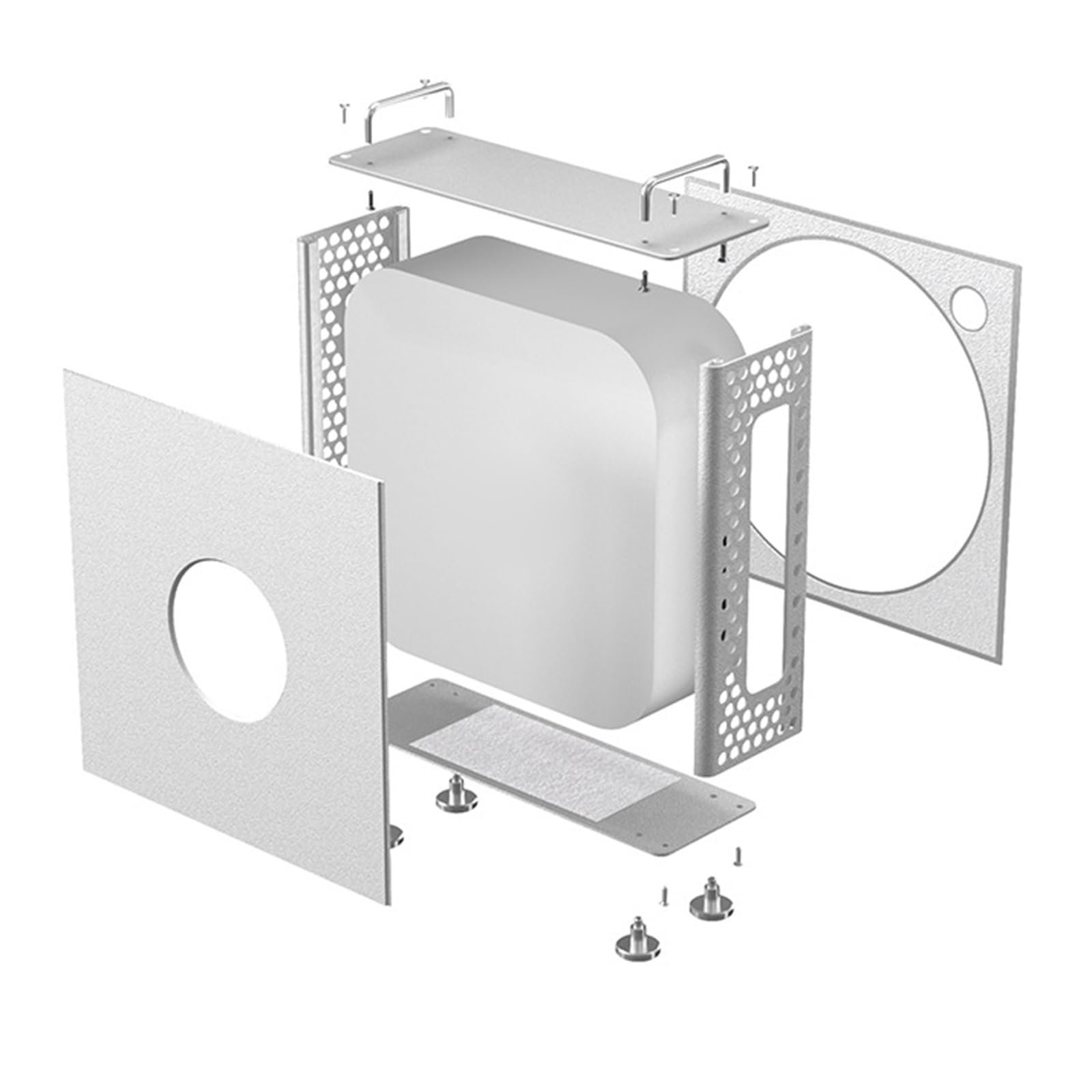 Подставка Вертикальная для корпуса Minim4 Алюминиевый сплав для настольного компьютера Охлаждение, фото №2