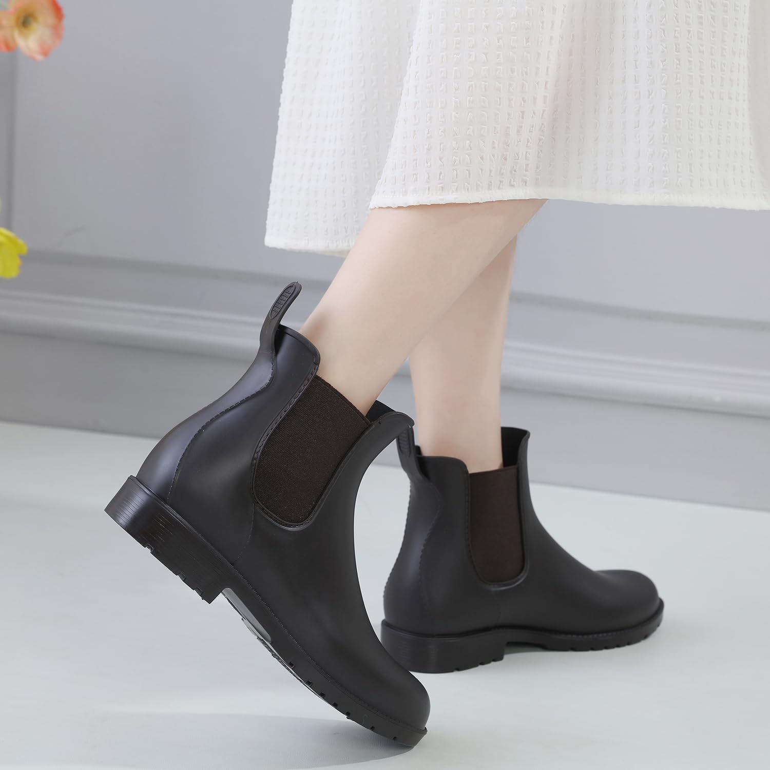 Чоботи гумові Uniuni Водонепроникні з нековзкою підошвою, фото №6