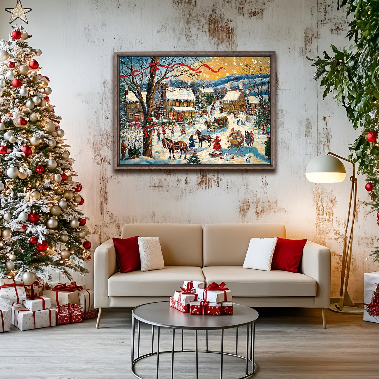 Пазл HUADADA Різдвяний лось 1000 елементів 70 x 50 см, фото №8 Пазл HUADADA Різдвяний лось 1000 елементів 70 x 50 см, фото №8