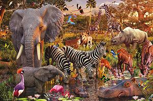 Пазл Ravensburger African Animals 3000 элементов - Фото 1