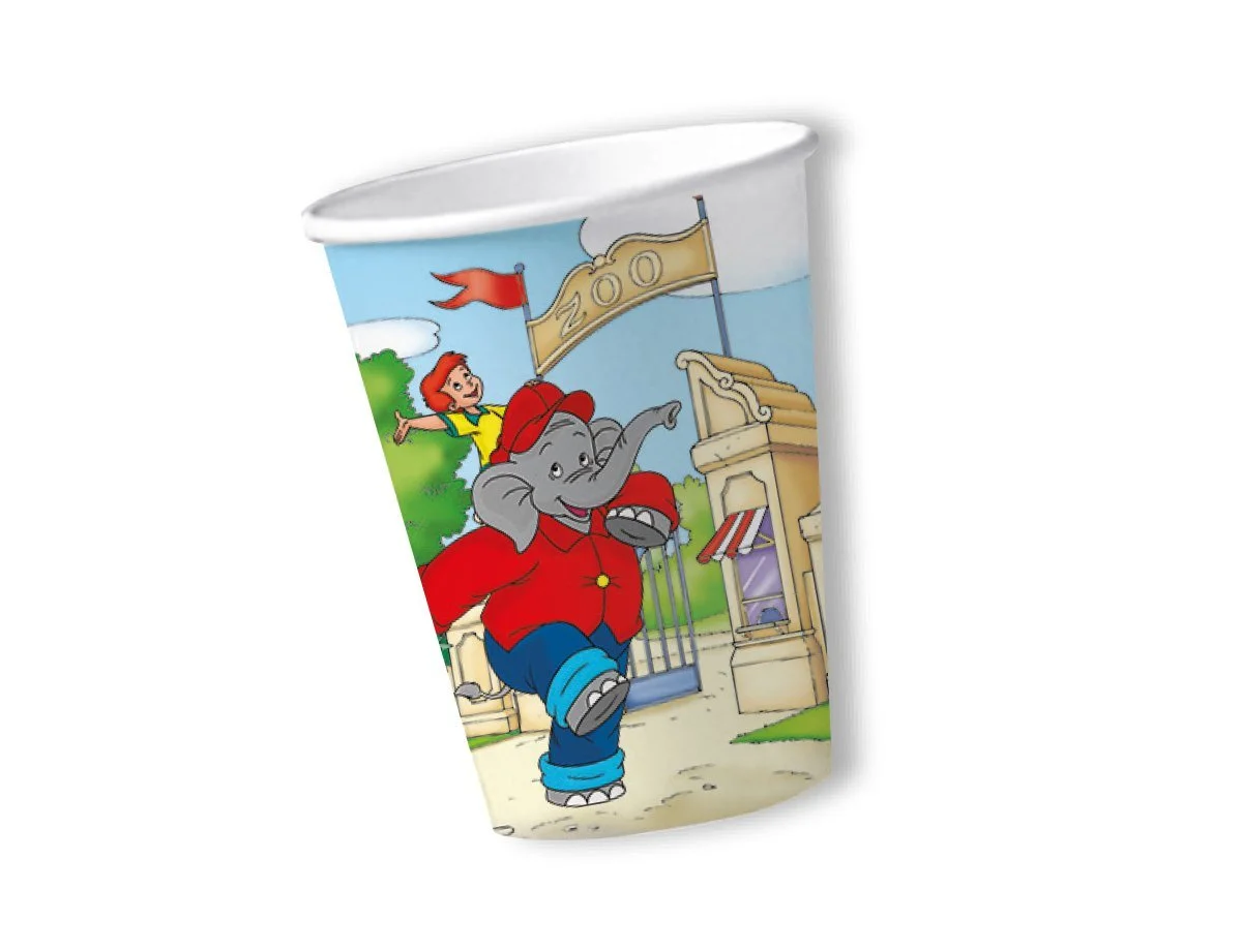 Набір посуду для вечірки DH-Konzept Слоненя Бенджамін Квіти 36 предметів, фото №3