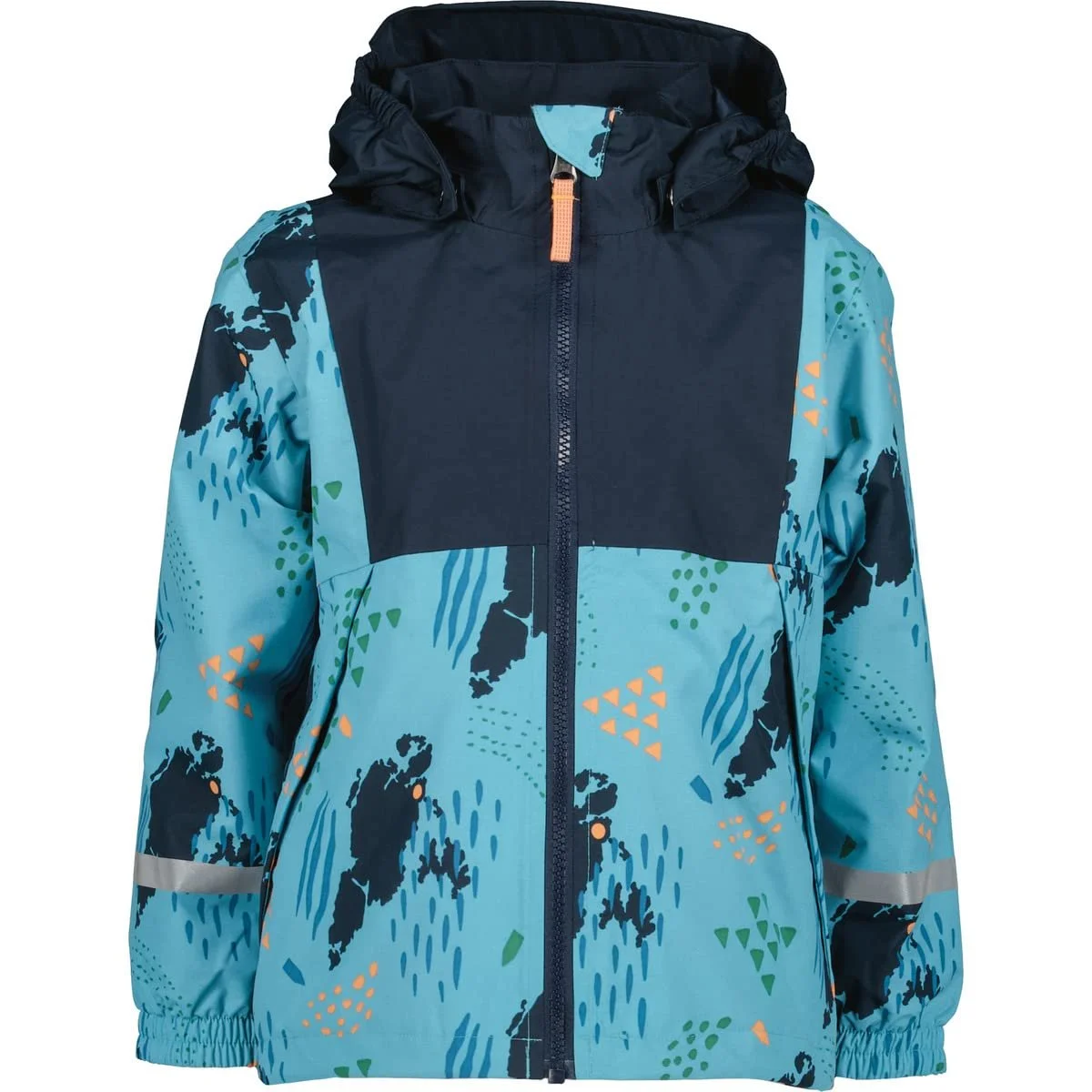 Дитяча дощова куртка Didriksons Stormhatt Hardshell, grundsund blue, фото №1 Дитяча дощова куртка Didriksons Stormhatt Hardshell, grundsund blue, фото №1