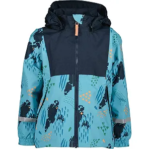 Детская дождевая куртка Didriksons Stormhatt Hardshell, grundsund blue - Фото 1