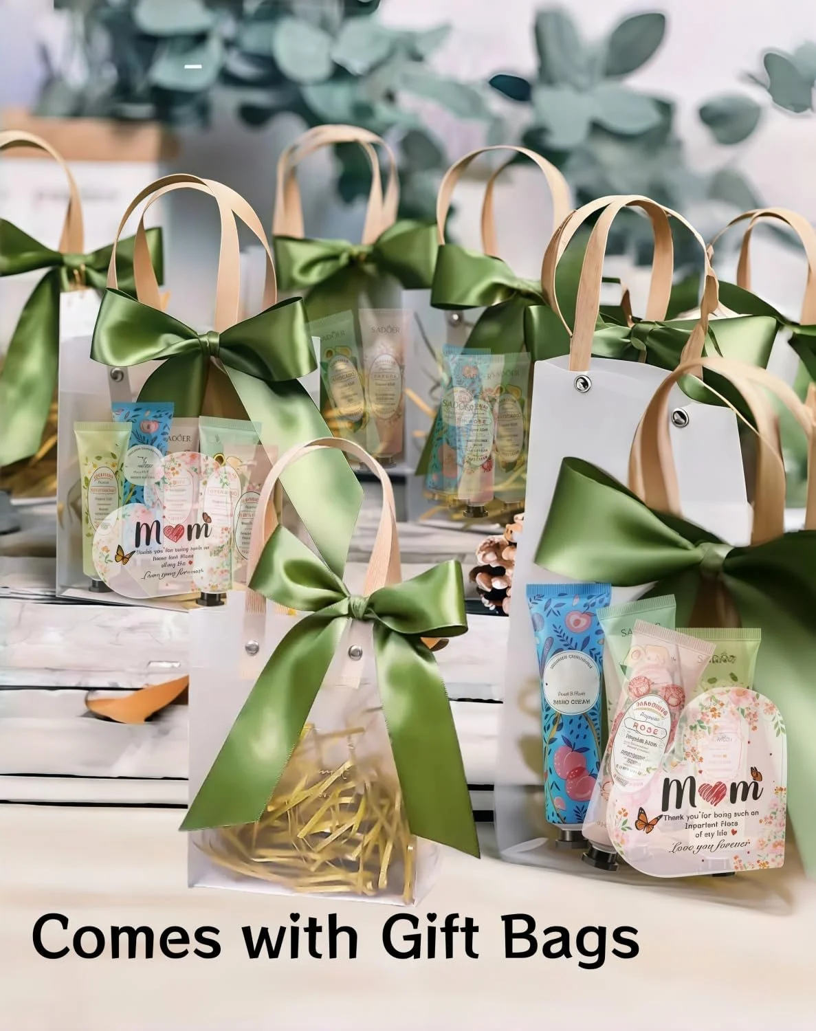 Набір: Акрилова прикраса у формі серця з 5 кремами для рук, фото №6