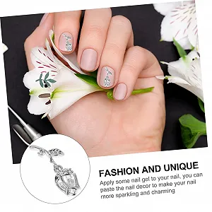 Наклейки для ногтей PRETYZOOM 2 шт. Розы для маникюра, креативные наклейки для ногтей, простые в использовании, для самостоятельного изготовления synthetic.ua - Фото 1