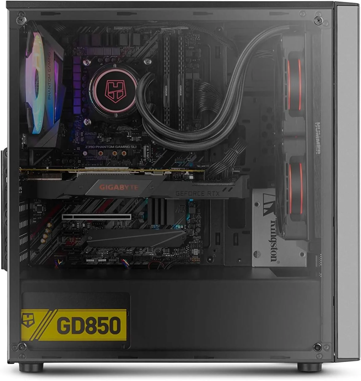 Компьютерный корпус NOX Infinity Omega Midi-Tower Черный Без БП, фото №4