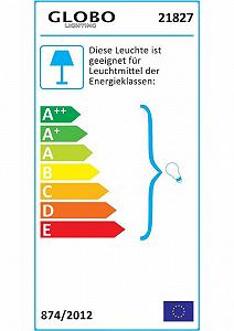 Настольная лампа Globo Pollux E14 Energy Saving Серебристая synthetic.ua - Фото 1