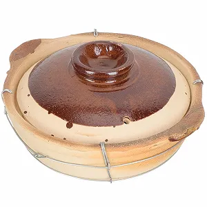 Кастрюля глиняная с ручкой традиционная - Фото 1