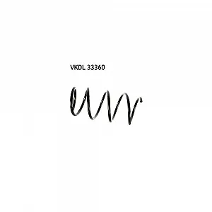 Пружина підвіски SKF VKDL 33360 для RENAULT, передня вісь - Фото 1