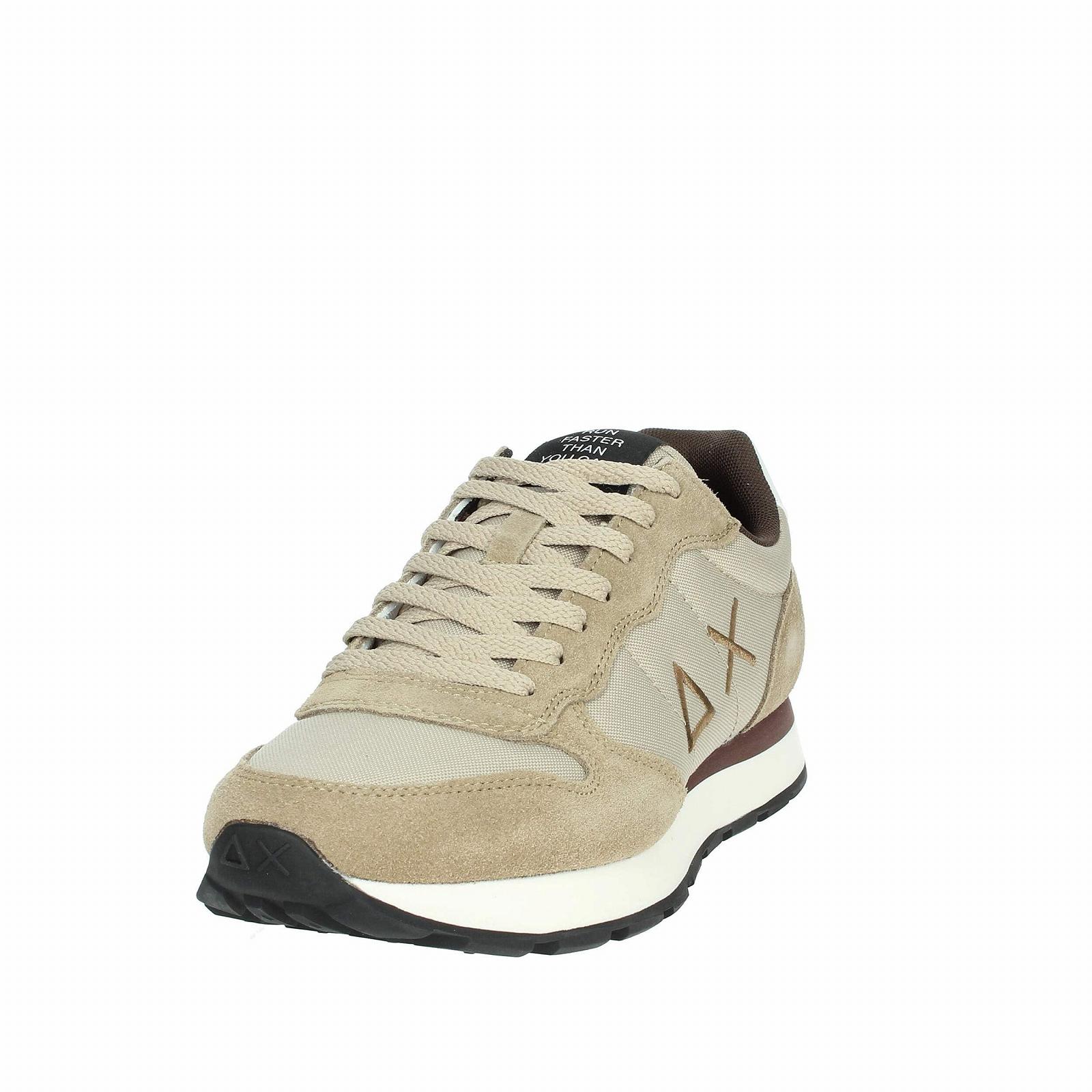 Кроссовки SUN68 Tom Running Сплошной Нейлон Замша/Нейлон Grigio Medio U24SU02 Z43101, фото №6