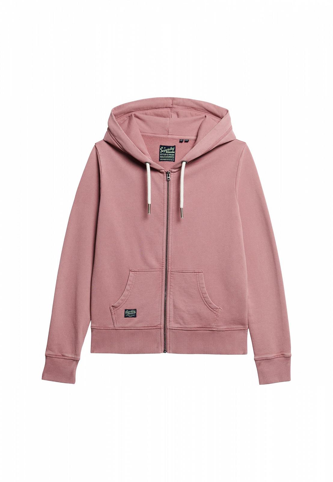Женская куртка с капюшоном на молнии Superdry Archive с вышивкой, фото №1