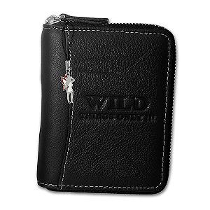 Кошелек Унисекс на молнии Bag Street WILD 5508 Кожаный Черный - Фото 1