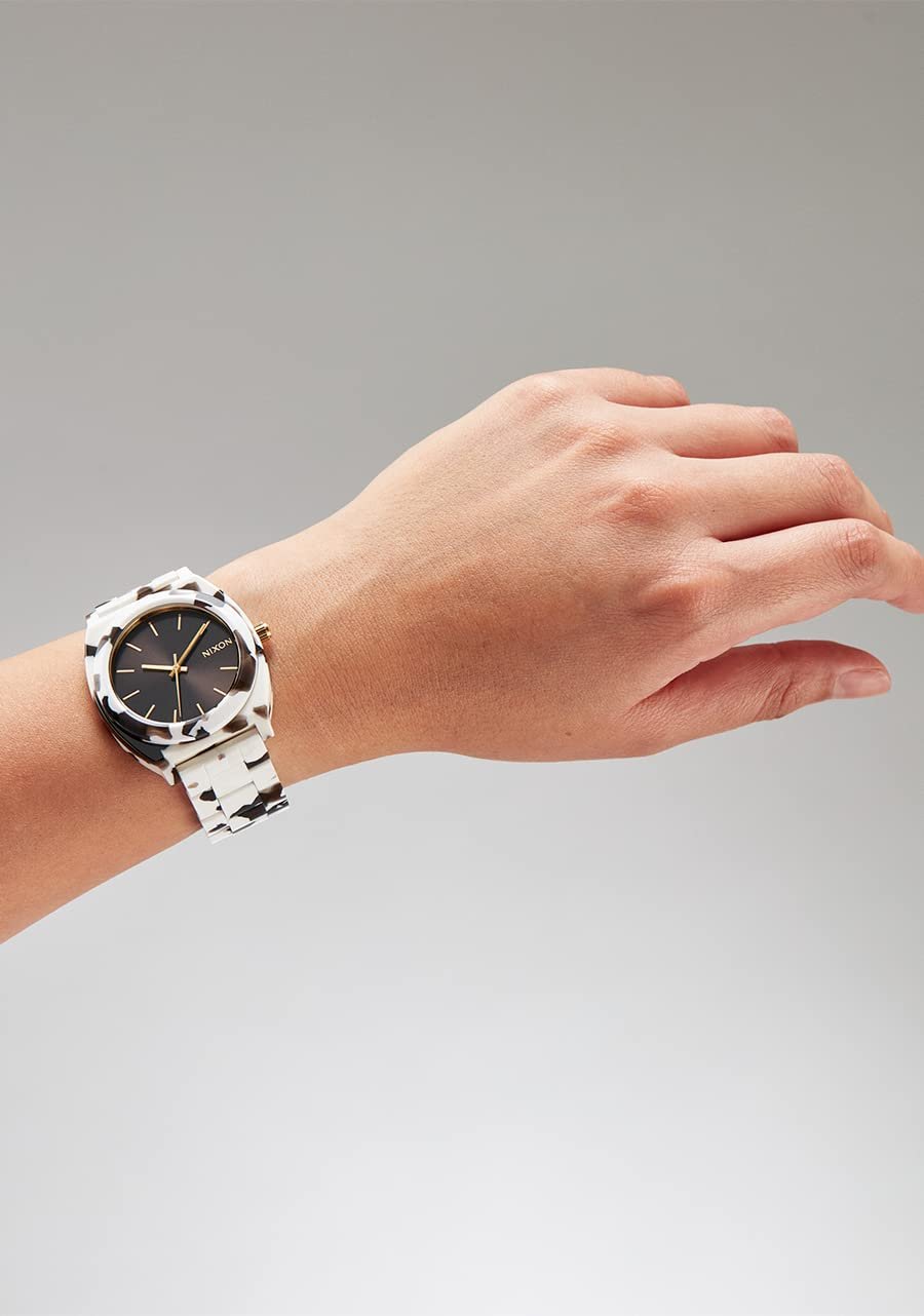 Часы Nixon Женские Аналоговые Кварцевый Механизм Miyota с Тремя Стрелками A327-2882-00 Черный Tortoise Браслет, фото №5 Часы Nixon Женские Аналоговые Кварцевый Механизм Miyota с Тремя Стрелками A327-2882-00 Черный Tortoise Браслет, фото №5