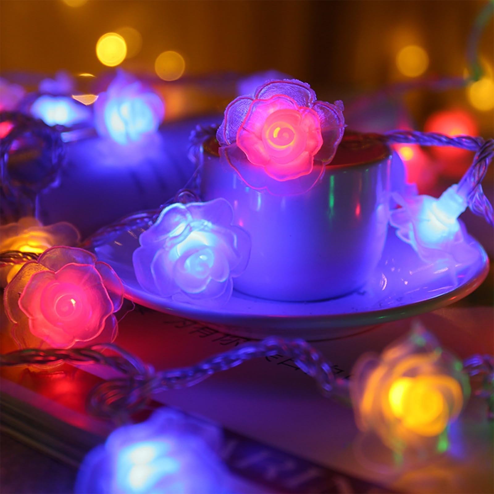 Гірлянда ENLACE Троянда, 3 м, 20 LED, Різнокольоровий, фото №3