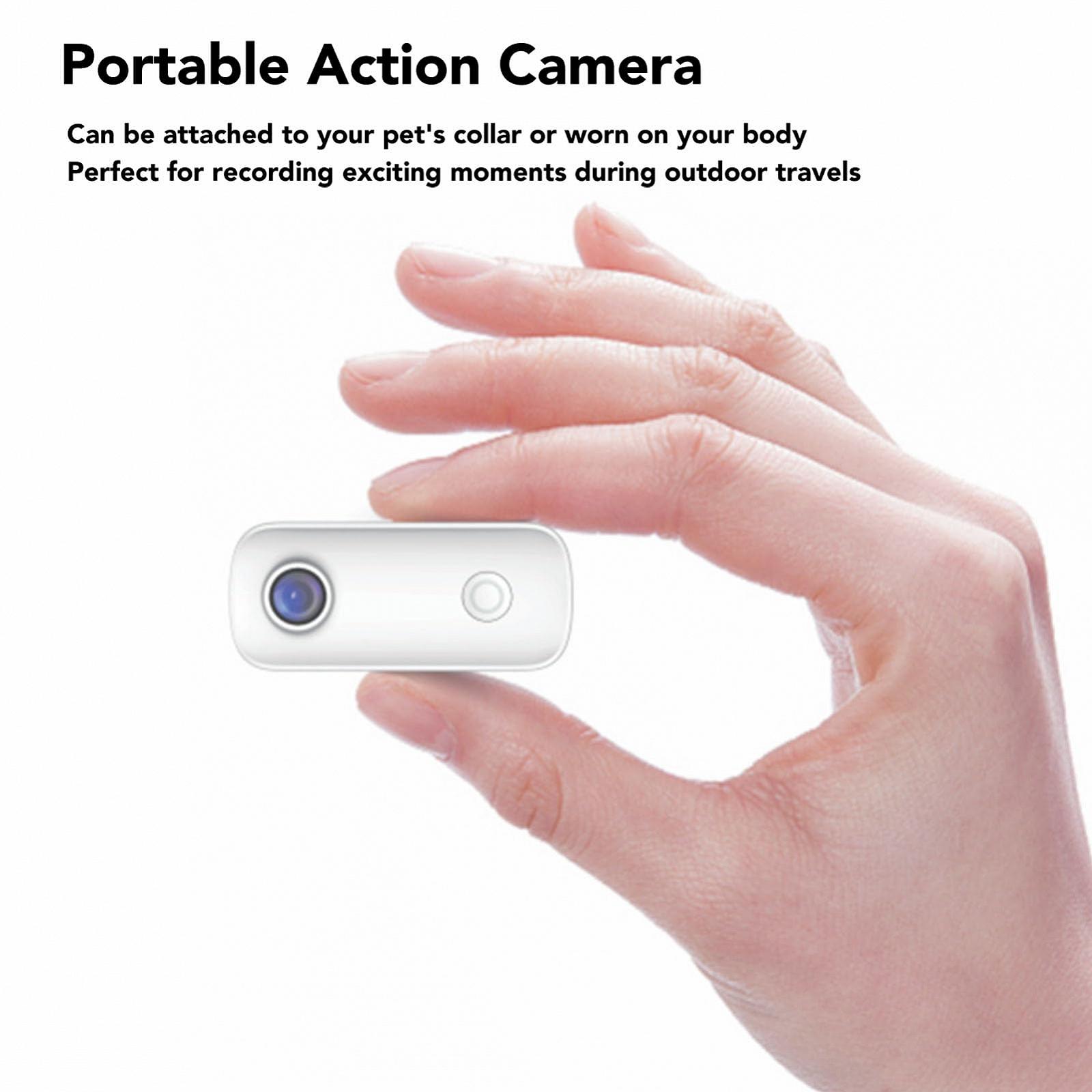 Камера Cosiki Haustierkamera Магнитная задняя панель 1080P Высококачественная маленькая экшн-камера Для путешествий на свежем воздухе Белый, фото №2 Камера Cosiki Haustierkamera Магнитная задняя панель 1080P Высококачественная маленькая экшн-камера Для путешествий на свежем воздухе Белый, фото №2