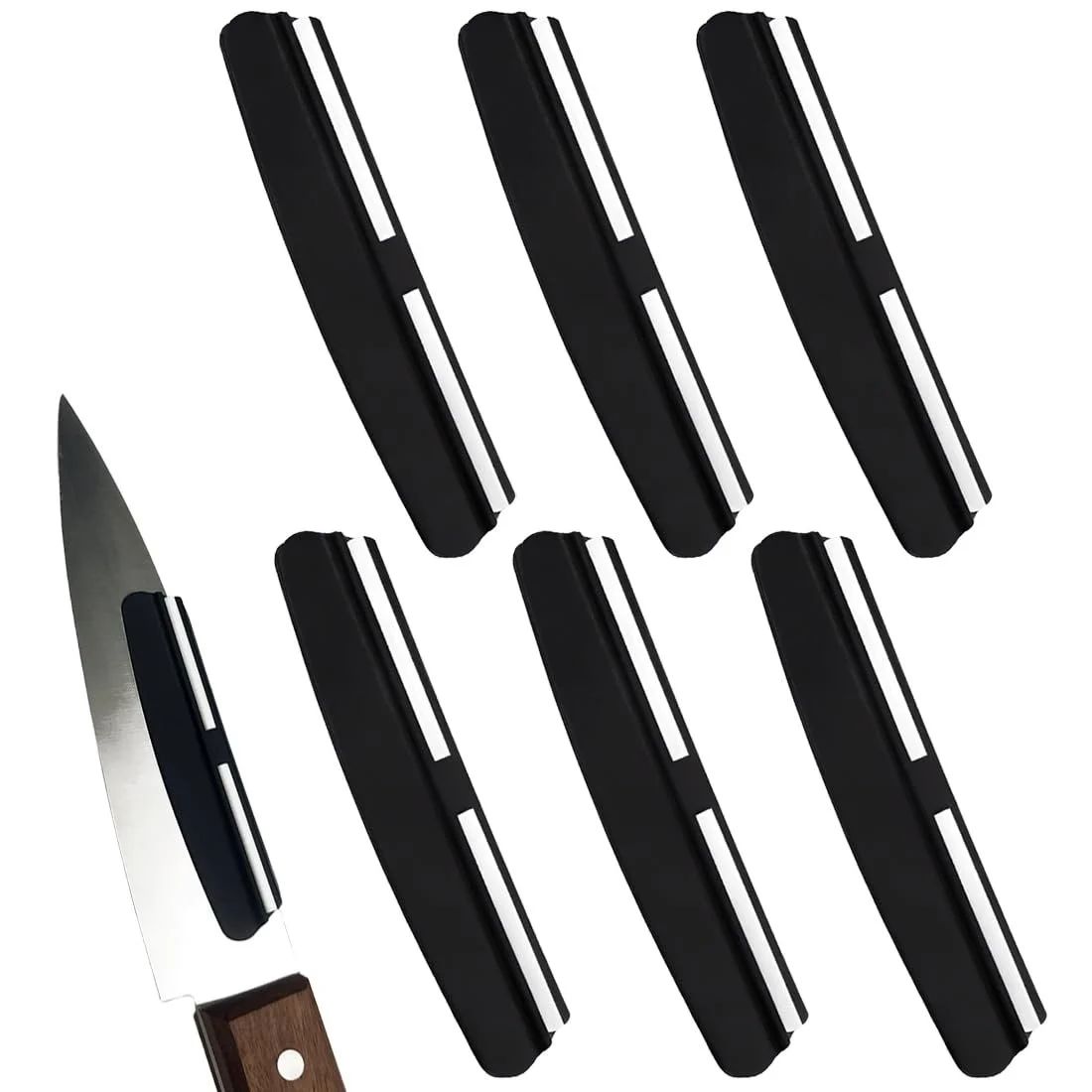 Набор направляющих для заточки ножей 15 градусов (6 шт.), фото №1