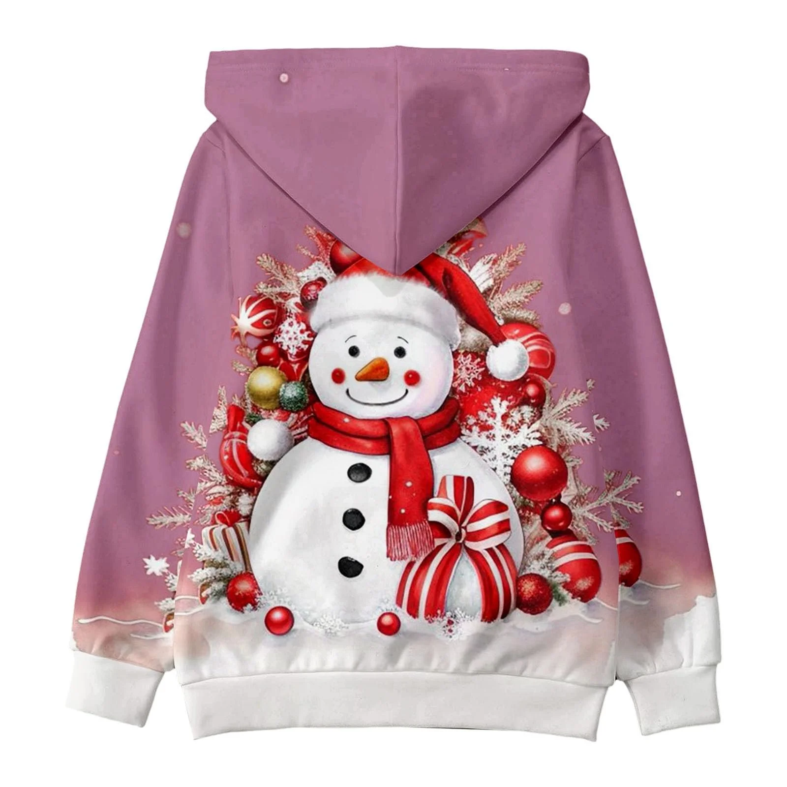 Рождественская толстовка для девочки, уродливый рождественский пуловер с капюшоном, рождественский свитер с длинными рукавами и рождественским мотивом, уютный рождественский наряд, повседневные рождественские топы, фото №4 Рождественская толстовка для девочки, уродливый рождественский пуловер с капюшоном, рождественский свитер с длинными рукавами и рождественским мотивом, уютный рождественский наряд, повседневные рождественские топы, фото №4