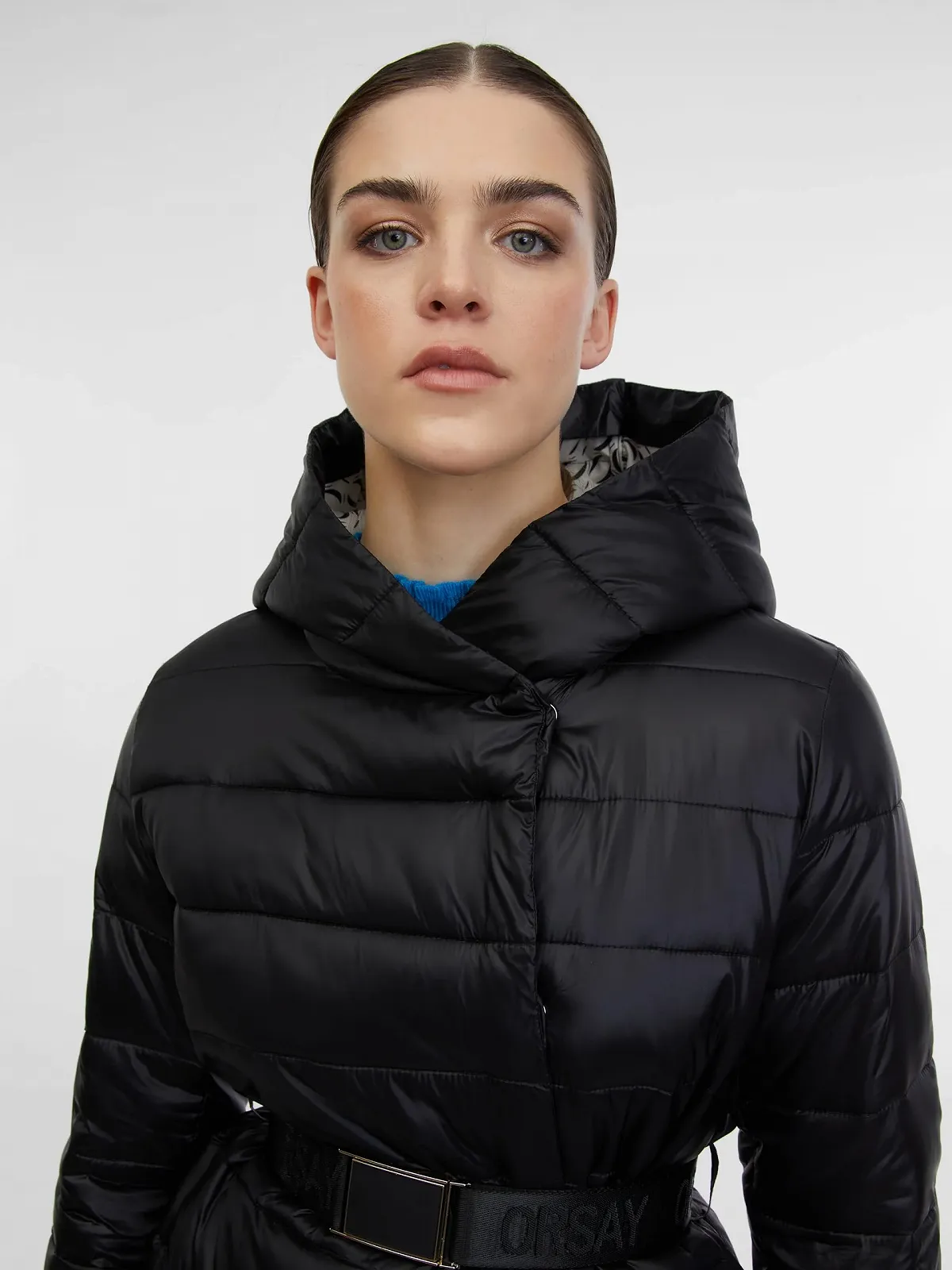 Куртка ORSAY стеганая женская черная, фото №4 Куртка ORSAY стеганая женская черная, фото №4