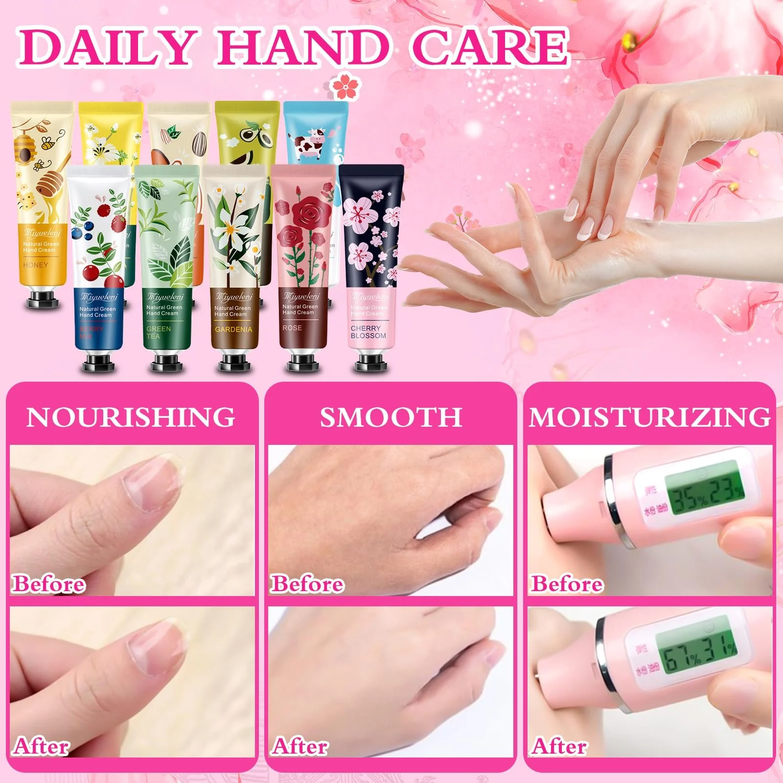 Набір міні-кремів для рук 20 шт, міні-набір, фото №3 Набір міні-кремів для рук 20 шт, міні-набір, фото №3