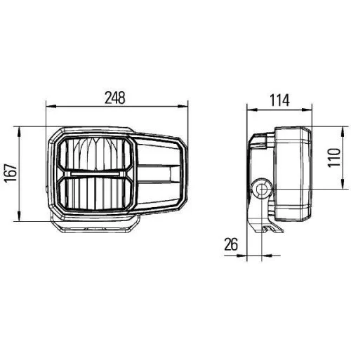 Фара головного світла HELLA 1EE 996 374-021 для AEBI MAN VOLVO TATRA HYUNDAI HOLDER, фото №3