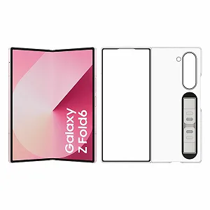 Купити Смартфон Samsung Galaxy Z Fold6 AI 256 ГБ 50 Мп Pink + Clear Case - Фото 1 Смартфон Samsung Galaxy Z Fold6 AI 256 ГБ 50 Мп Pink + Clear Case - Фото 1