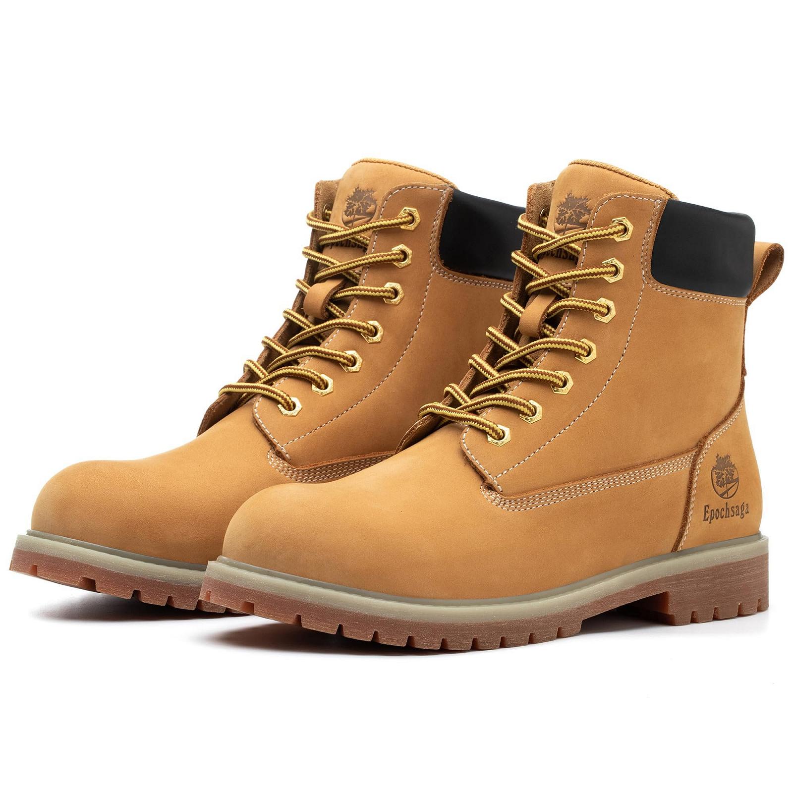 Ботинки Рабочие Epochsaga Classic Soft Toe Tan, фото №2