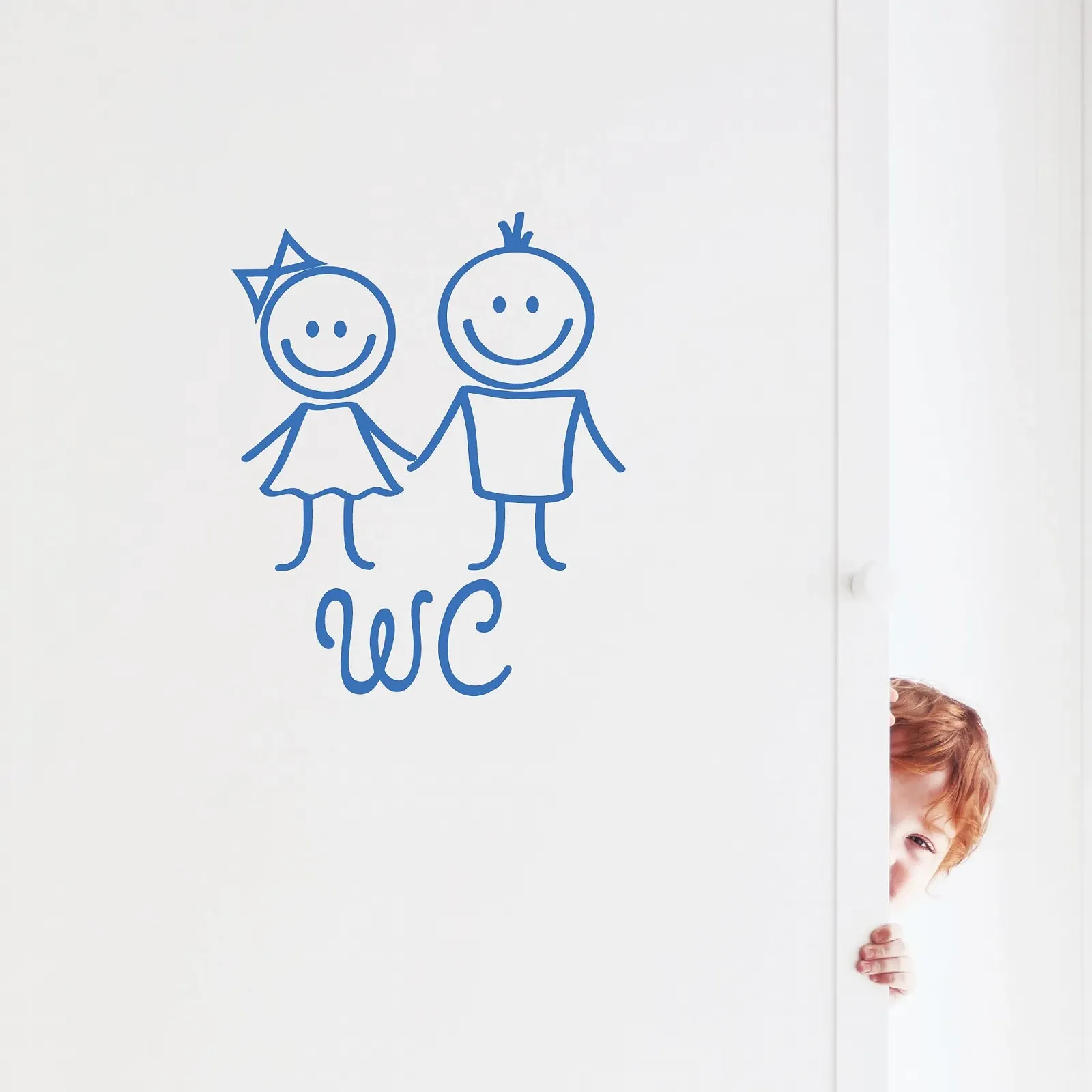 Наклейка на двери Wall Tattoo Loft Toilet Male 30 цветов, фото №4