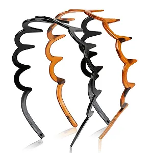 Набор из 2-х зигзагообразных обручей. - Фото 1