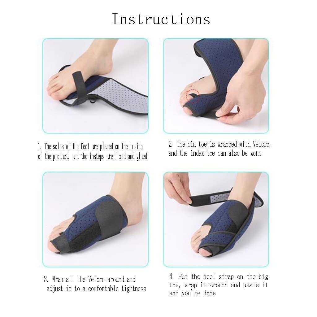 Випрямляч для пальців ніг Великий ортез Hallux Overlap, розпірка Hallux Valgus, ремінь для корекції шишки, фото №4