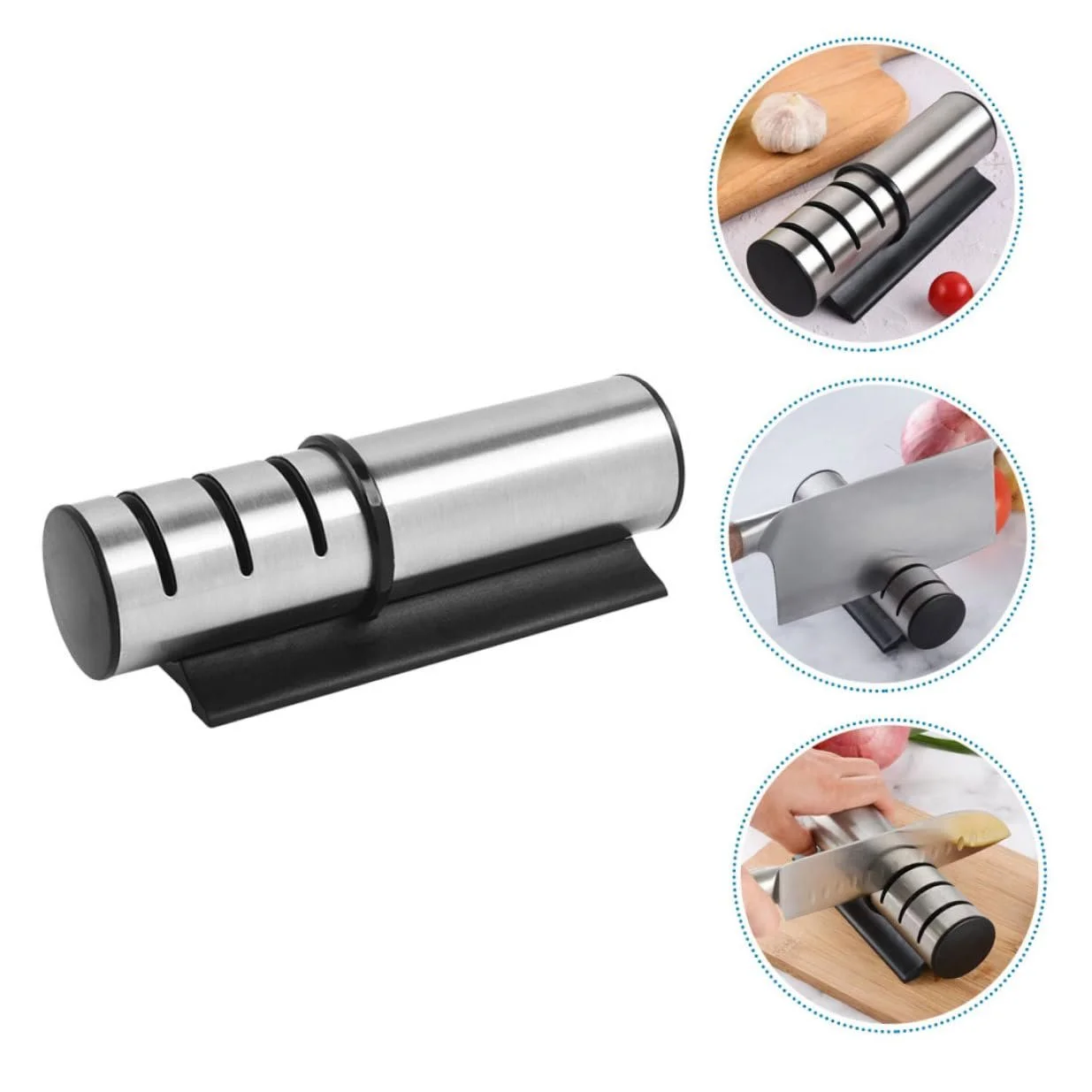 Точилка для ножей Ipetboom портативная ручная для кухни и ножниц износостойкая, фото №9