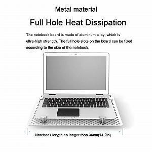 Настольная стойка для ноутбука COUCHO настенная, Универсальная настенная стойка с подставкой для мыши, 3-осевое вращение, включает 4 распорных винта, платформа с вентиляционным отверстием, алюминиевый сплав для ноутбуков synthetic.ua - Фото 1