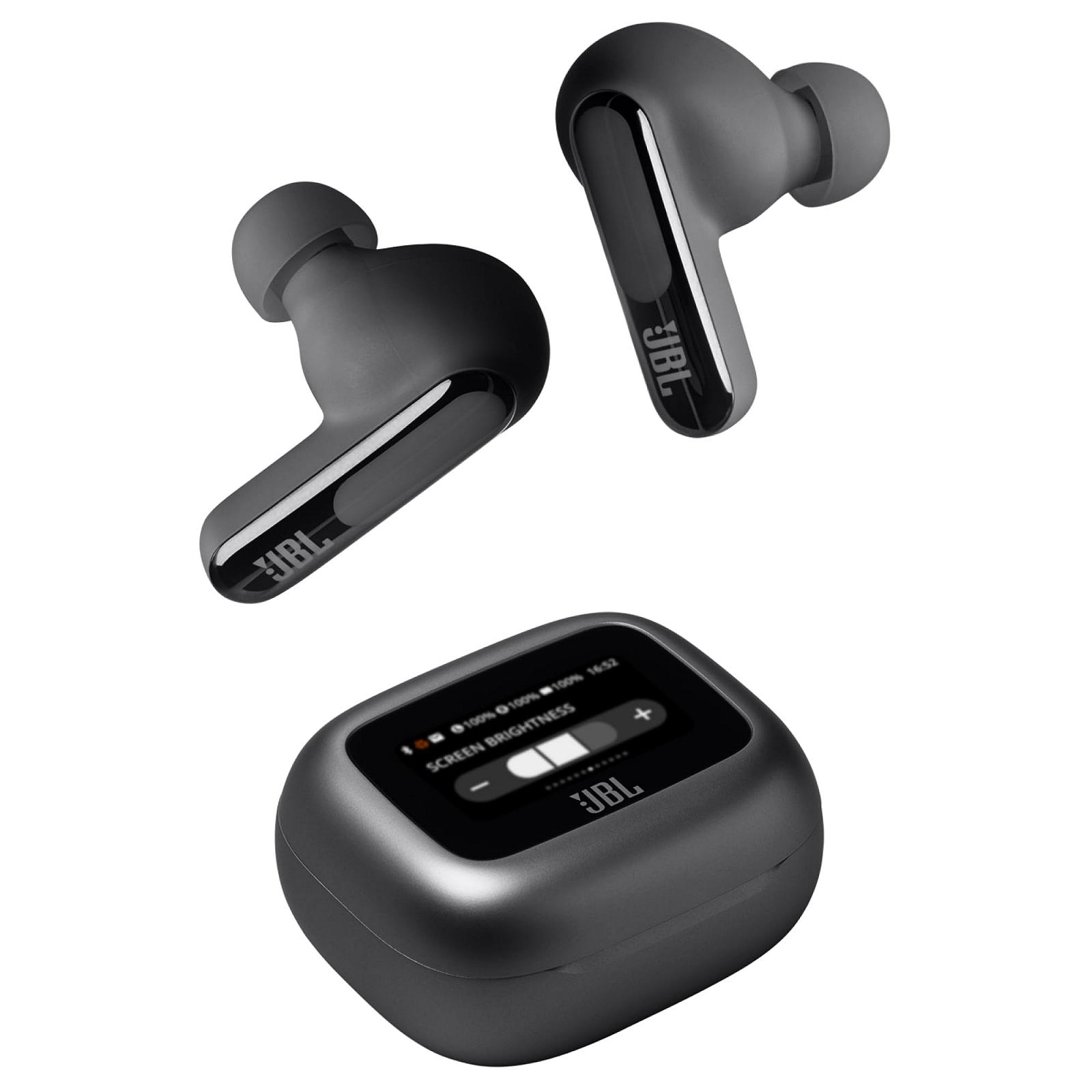 Наушники JBL Live Beam 3 беспроводные с Bluetooth, 48 часов работы, True Adaptive Noise Cancelling и высококачественный звук JBL Signature Sound, IP55, с вкладышами, черные, фото №1