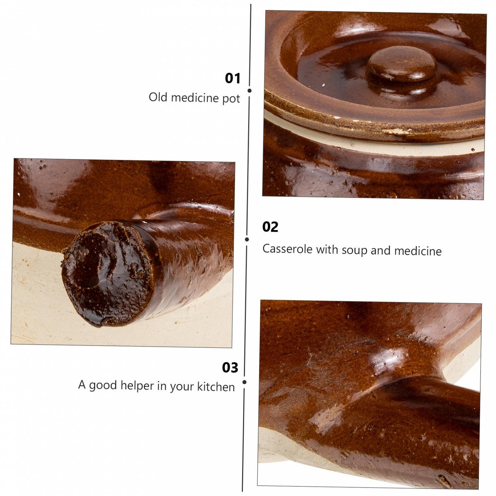 Ківш Ipetboom керамічний для традиційної китайської медицини термостійкий з ергономічною ручкою для газових плит, фото №8 Ківш Ipetboom керамічний для традиційної китайської медицини термостійкий з ергономічною ручкою для газових плит, фото №8