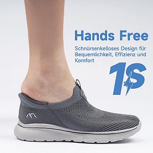 Чоловічі Сліпони ODCKOI Легкі дихаючі спортивні чоловічі кросівки без шнурків Сітка Зручне взуття без застібок synthetic.ua - Фото 1