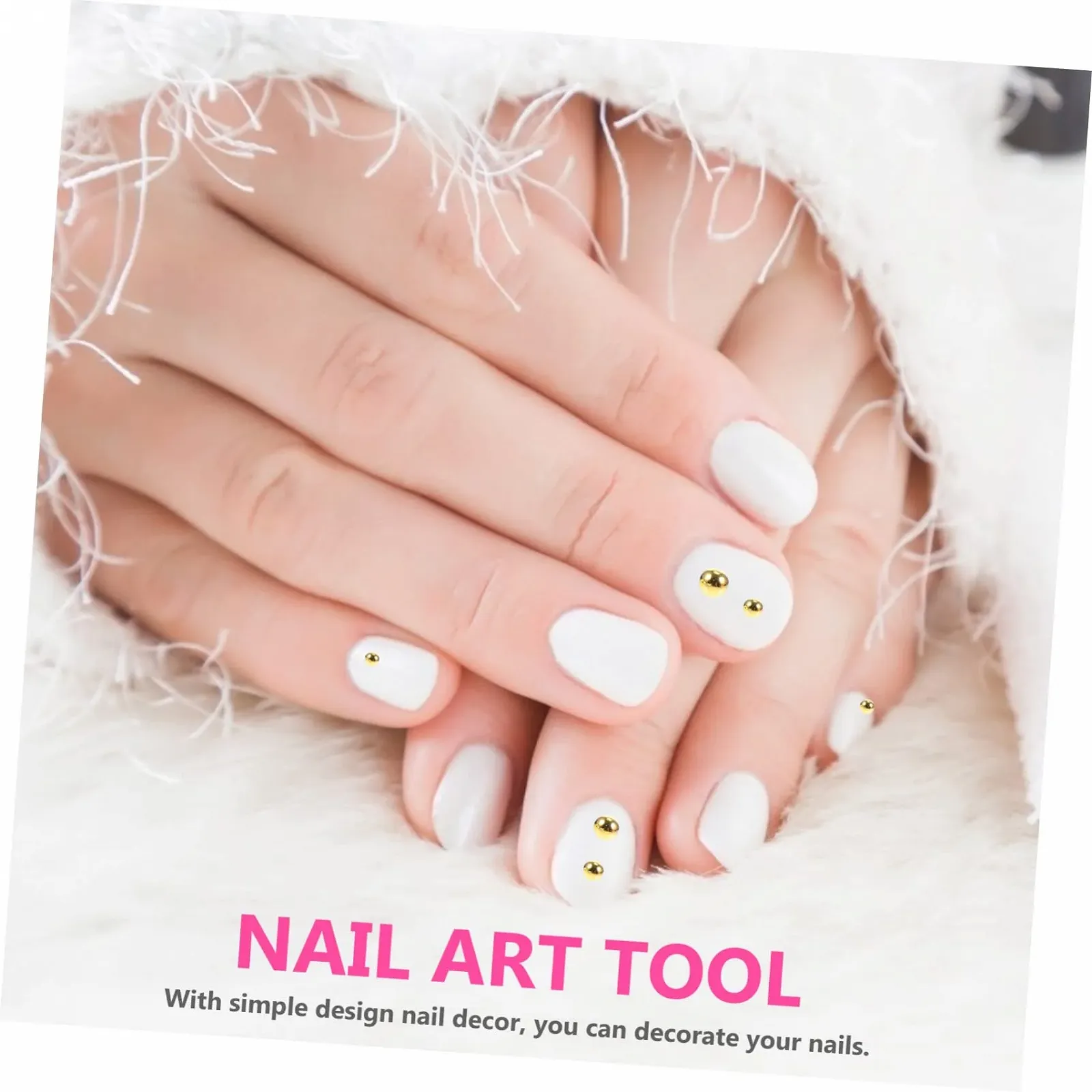 Металлические шарики для ногтей Разные цвета Стальные шарики, фото №5