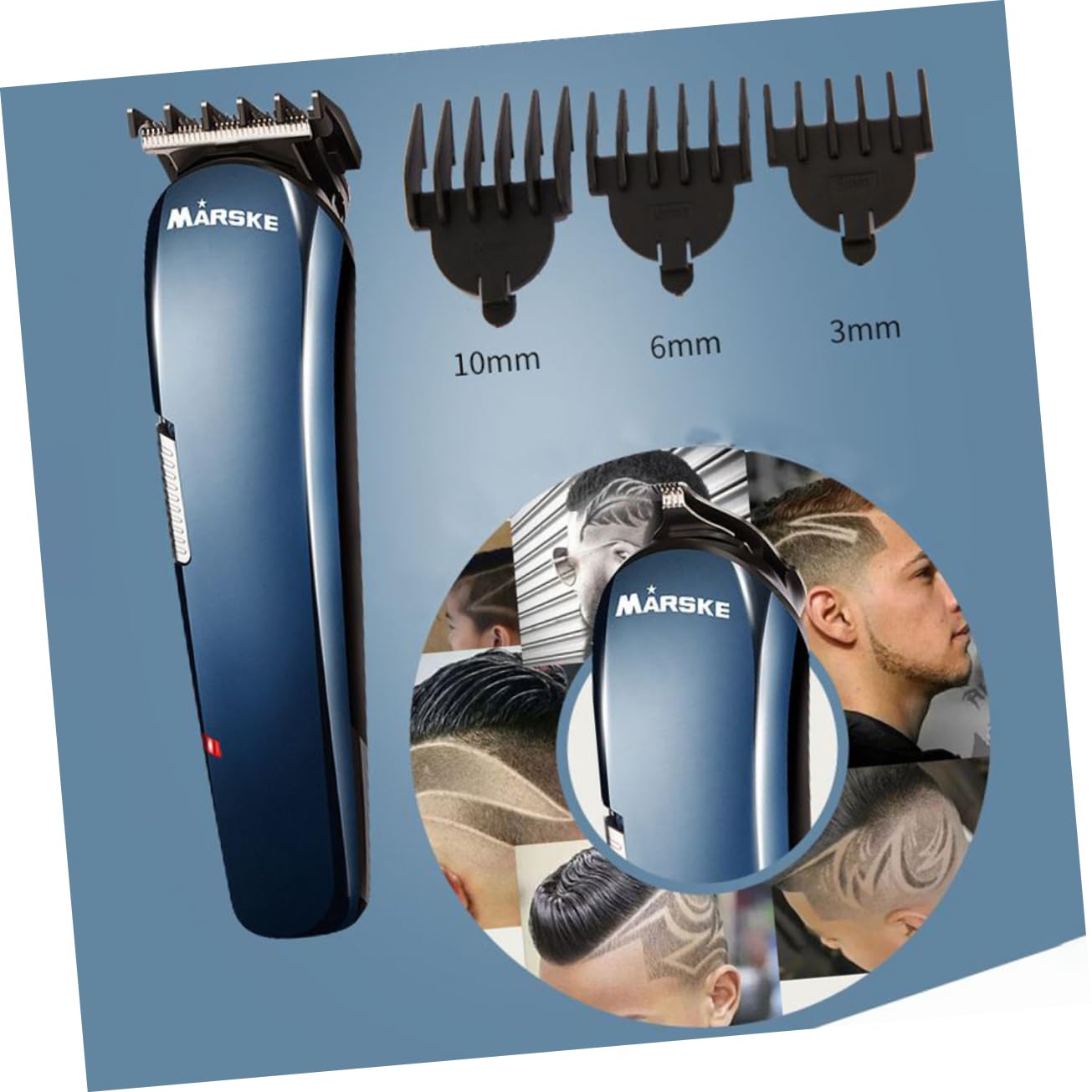 Тример VINTORKY Electric Beard Trimmer Electric Nose Hair Removal Machine для бороди для чоловіків, фото №5